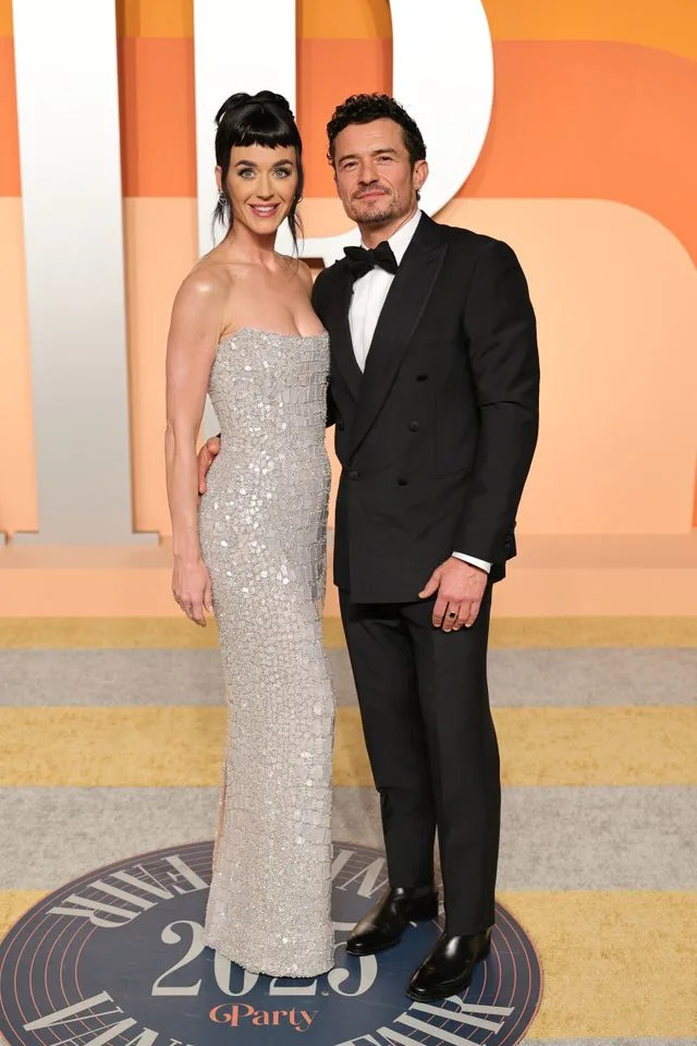 Katy Perry and Orlando Bloom at the Vanity Fair Oscar Party in 2025.Credit: Getty Images