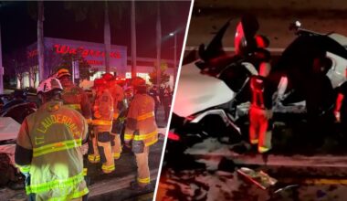 3 hurt in crash before Fort Lauderdale Fire Rescue truck also hit, officials say – NBC 6 South Florida