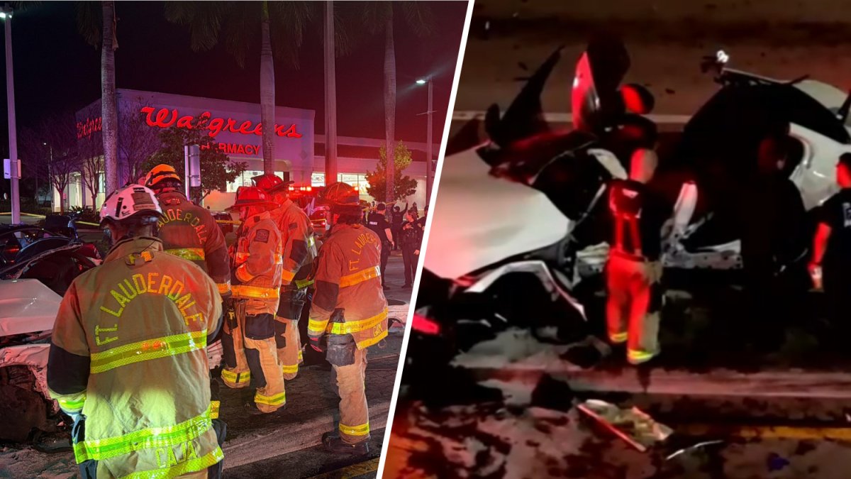 3 hurt in crash before Fort Lauderdale Fire Rescue truck also hit, officials say – NBC 6 South Florida