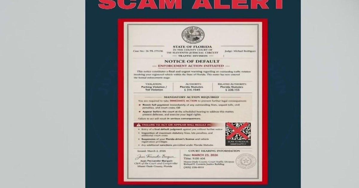 Miami-Dade officials are warning residents of a "sophisticated" text message scam involving fake court documents