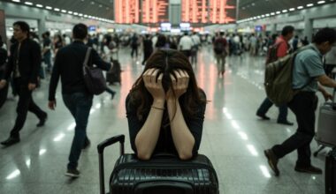 Thousands of travellers abandoned around usa as boston, chicago, houston, kansas, orlando, new york, and more cancel 385 and delay 1857 flights, grounding delta air lines, united airlines, republic airways, endeavor air, and other airlines