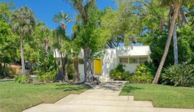 The South Tampa home of award-winning architect Rick Rados is now for sale
