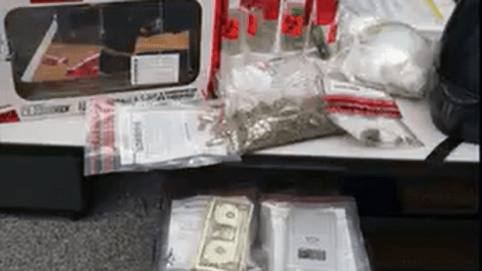 Officers found narcotics, including THC cartridges and marijuana, with equipment indicating intent to sell. (PSL Police)