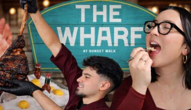 Disco balls and tomahawk flights? The Wharf brings dinner and a show to Sunset Walk