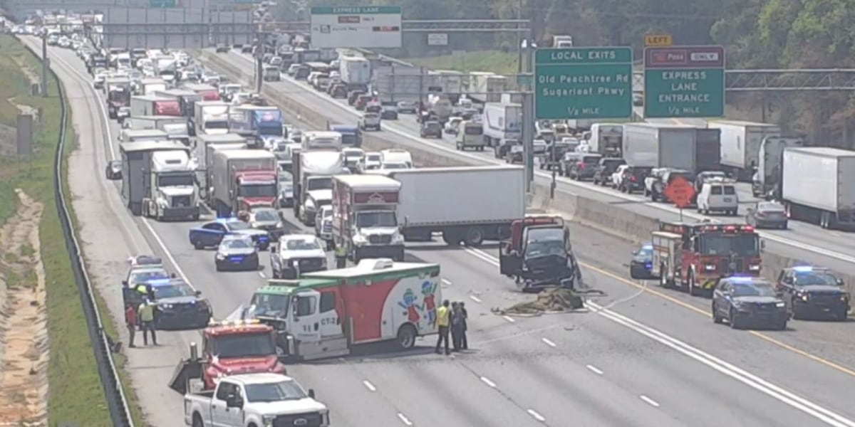 Children’s Healthcare ambulance involved in multi-vehicle crash on I-85 NB in Gwinnett County