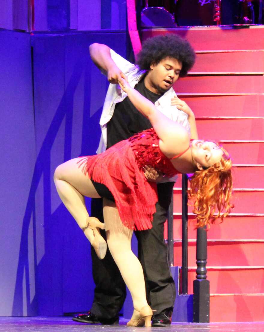 Alexa Rodriguez Gonzalez as vaudeville wannabe Roxie Hart in 'Chicago.'