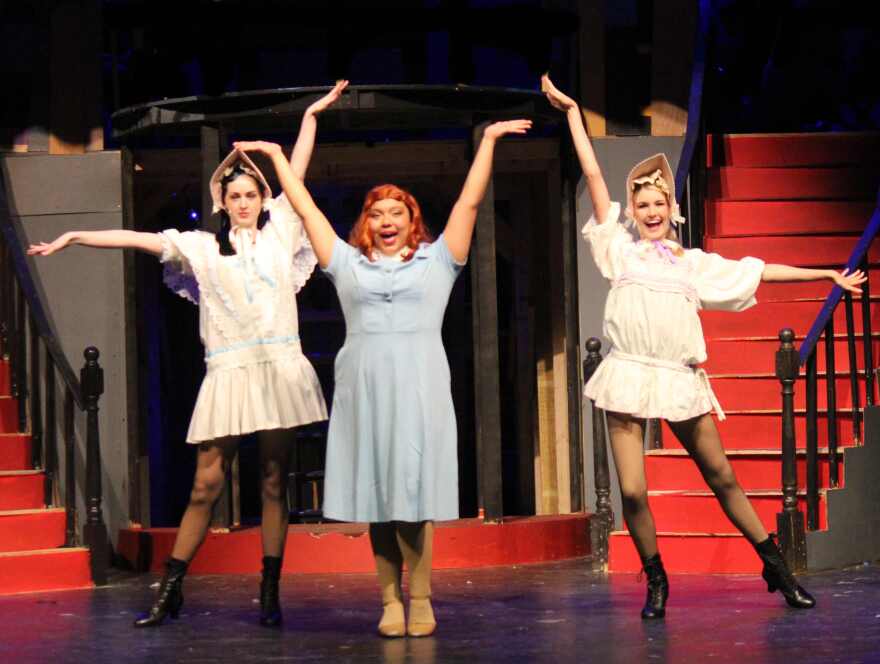 Adela Rodriguez Gonzalez as 'Roxie Hart' in 'Me and My Baby' in Lehigh Senior High's production of 'Chicago.'
