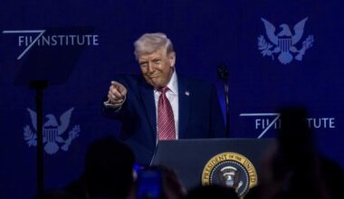 Trump speaks at Saudi-backed summit about Iran conflict