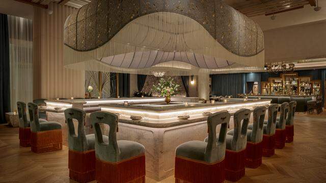 The sushi bar at Mottai in Coral Gables. The sushi bar at Mottai in Coral Gables.