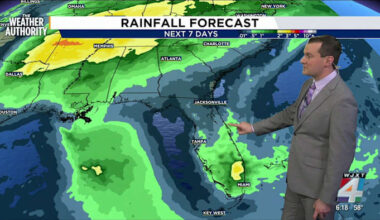 Meteorologist Chris Holtzman has your Saturday evening forecast