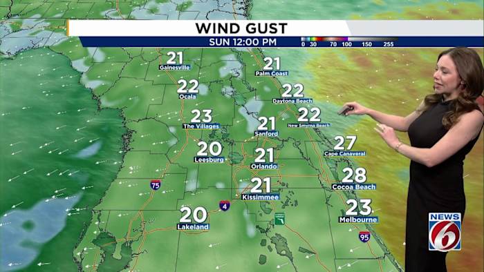 Windy weekend continues with dangerous surf and scattered showers