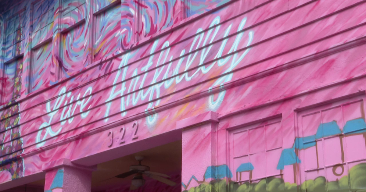 St. Petersburg showcases murals with "Paint It Pink" project, transforming aging buildings into artwork