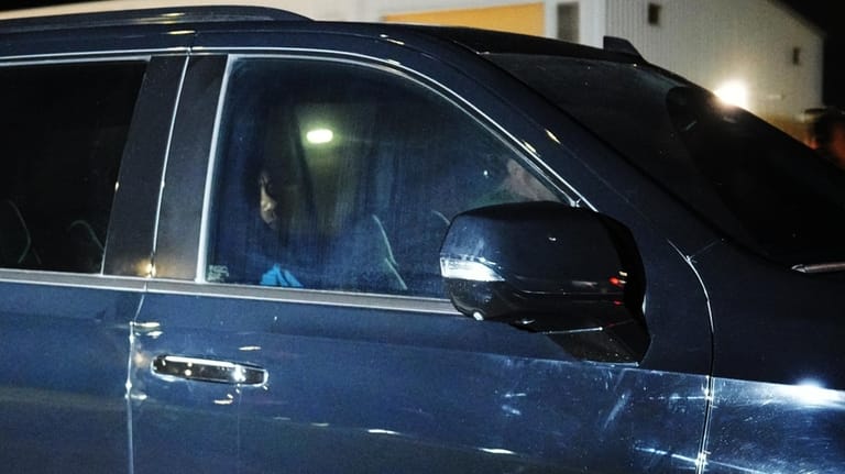 Tiger Woods leaves the Martin County Sheriff's Office jail facility...