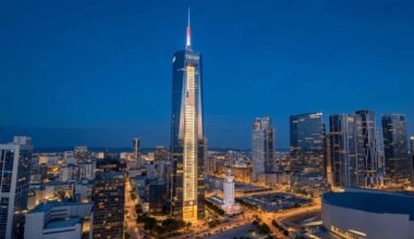 Trump shares renderings of his presidential library, a massive skyscraper in Miami