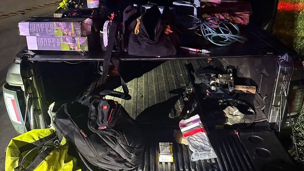 The Martin County Sheriff’s Office announced the arrests on Tuesday, and said the incident began at a business along SW Ellipse Way, where a work truck was targeted by a pair of traveling thieves. The business owner noticed suspicious activity around a trailer and quickly contacted deputies, a move authorities say helped stop the crime in progress. (MCSO) 