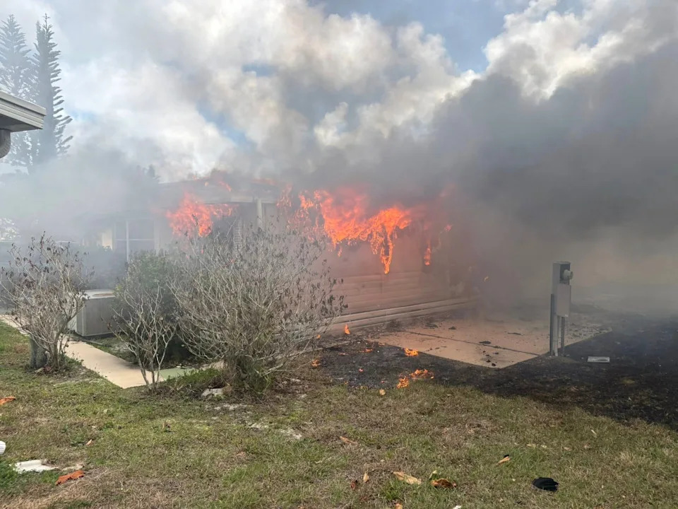 The St. Lucie County Fire District responded March 6 to the Alhambra South area and found a Port St. Lucie home was engulfed in flames.