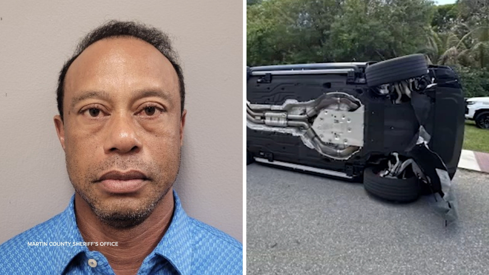 Tiger Woods released on bail hours after arrest at Jupiter Island, Florida crash scene on suspicion of DUI