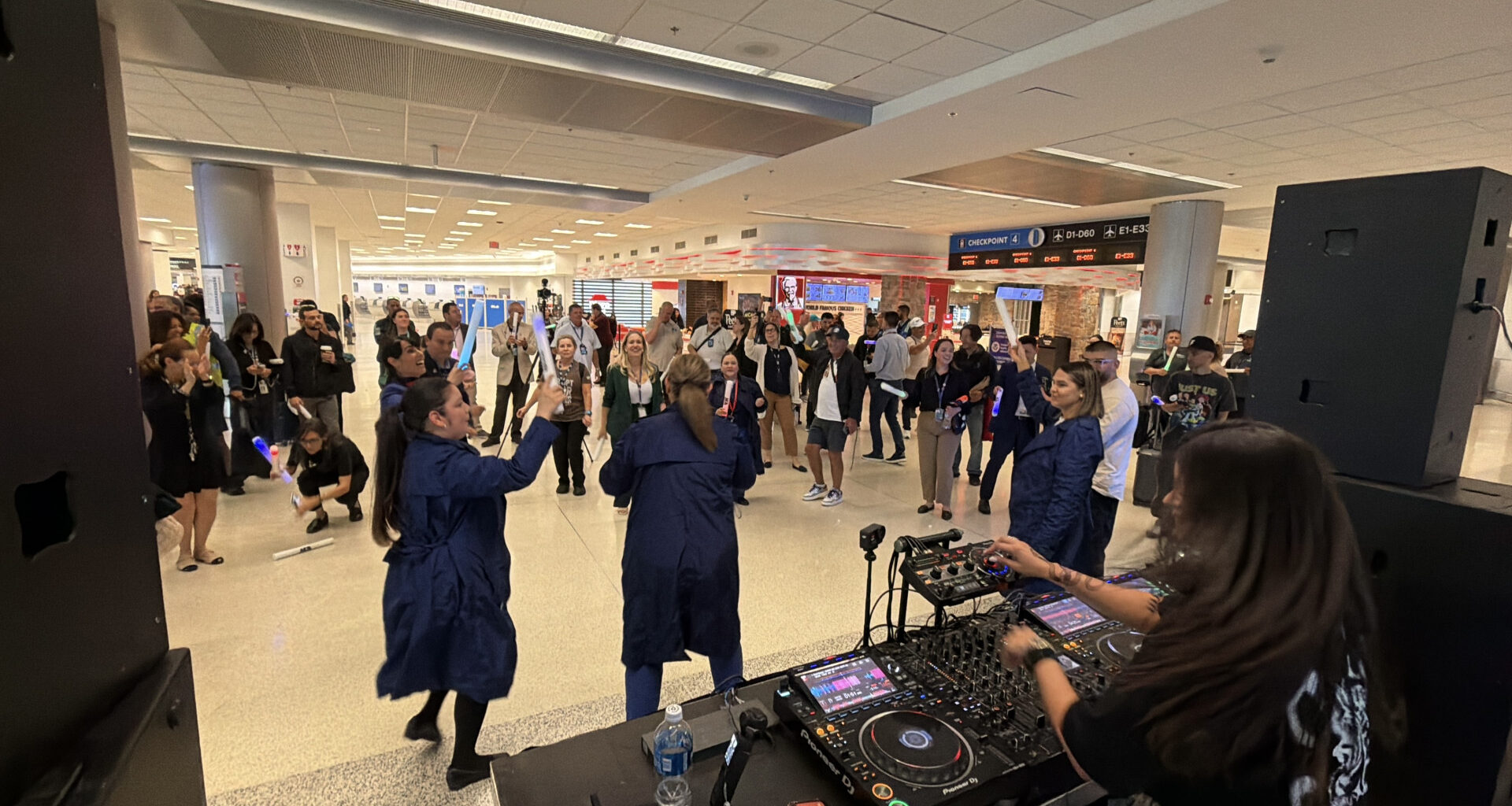 MIA passengers get Miami Music Week experience with DJ Amal Nemer