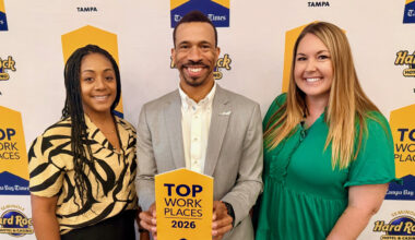Hillsborough County Aviation Authority named a 2026 Top Workplace in Tampa Bay