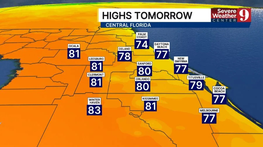After a windy and unsettled weekend, more rain chances are on the way for the work week in Central Florida.