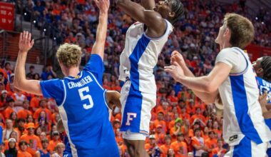 Rueben Chinyelu chases program history ahead of Florida’s regular season finale