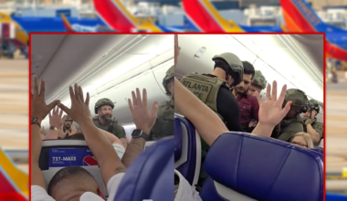 Southwest Flight Boarded by Cops with Guns Drawn, Video