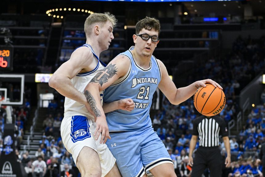 Robbie Avila, right, was the breakout star for Indiana State in 2024, but the Sycamores missed out on the NCAA Tournament.