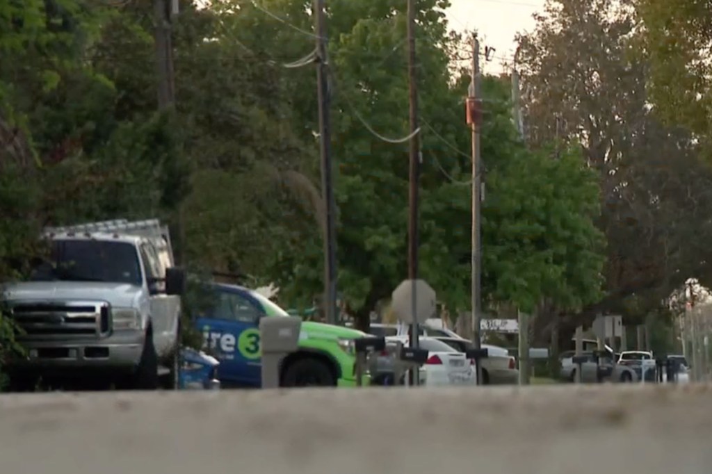 A street in Jacksonville where he was arrested.
