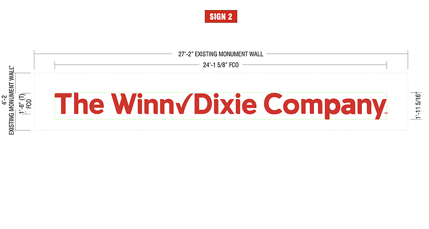 Entera branding of Panama City is working with the placement of The Winn-Dixie Co. sign, which includes the checkmark long associated with Winn-Dixie Stores Inc. Its house soda brand is called Chek.