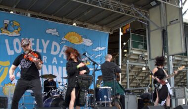 The Scottish band SYR played three energetic sets at the Northeast Florida Scottish Highlands Games and Festival.