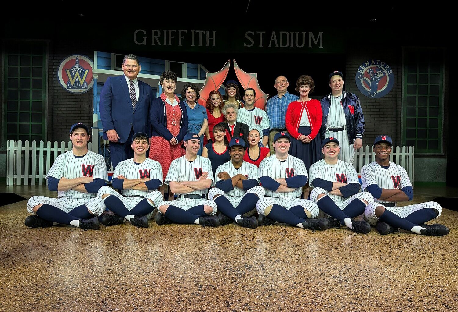 &ldquo;Damn Yankees&rdquo; cast members get ready to bring the 1950s back to life.
