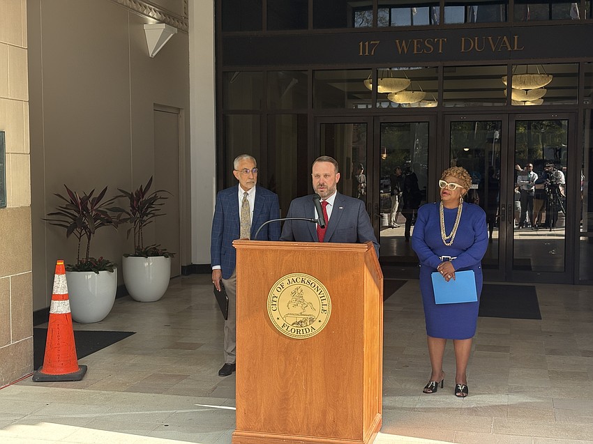 Council President Kevin Carrico on March 11, 2026, announces the creation of a special investigatory committee to look into uncharged fees at JEA and alleged misconduct by CEO Vickie Cavey.