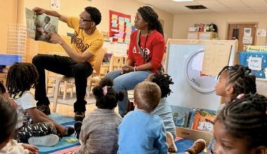 Seventeen members of FCNPHC read to children on March 2 and 3.