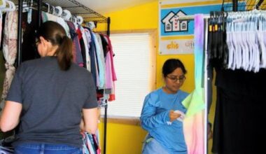 St. Johns River State College students helped at Orange Park High