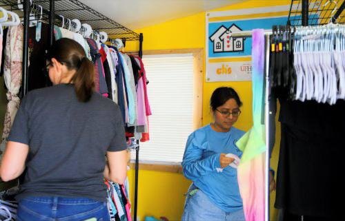 St. Johns River State College students helped at Orange Park High