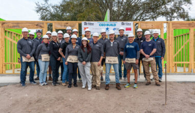 Business leaders traded desks for hard hats during CEO Build.