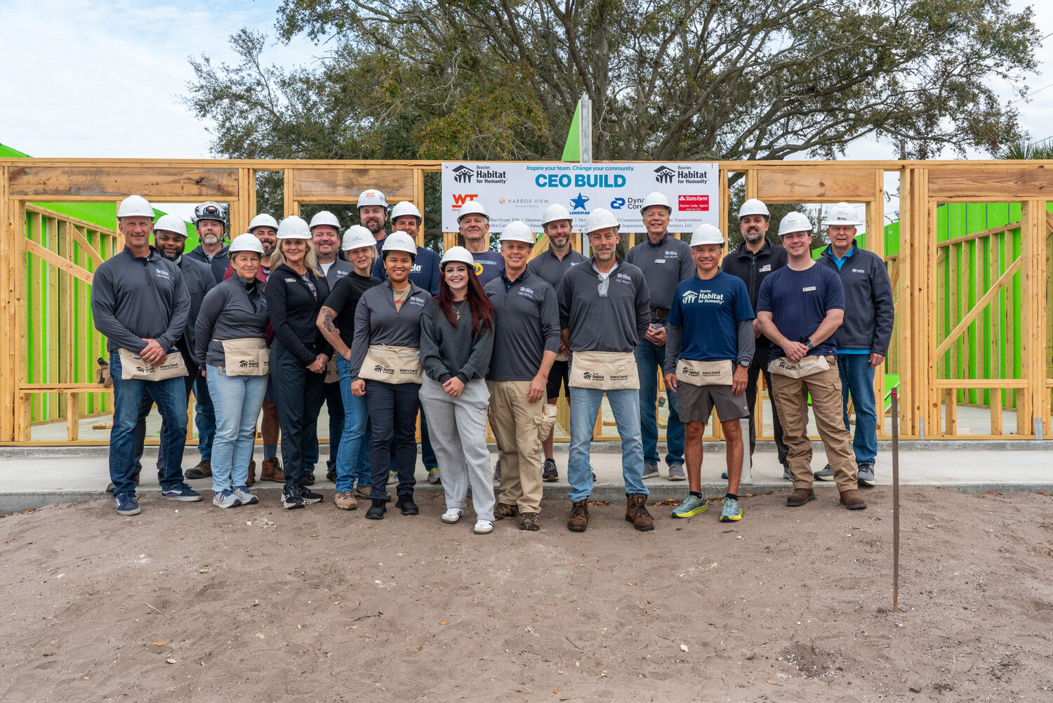 Business leaders traded desks for hard hats during CEO Build.