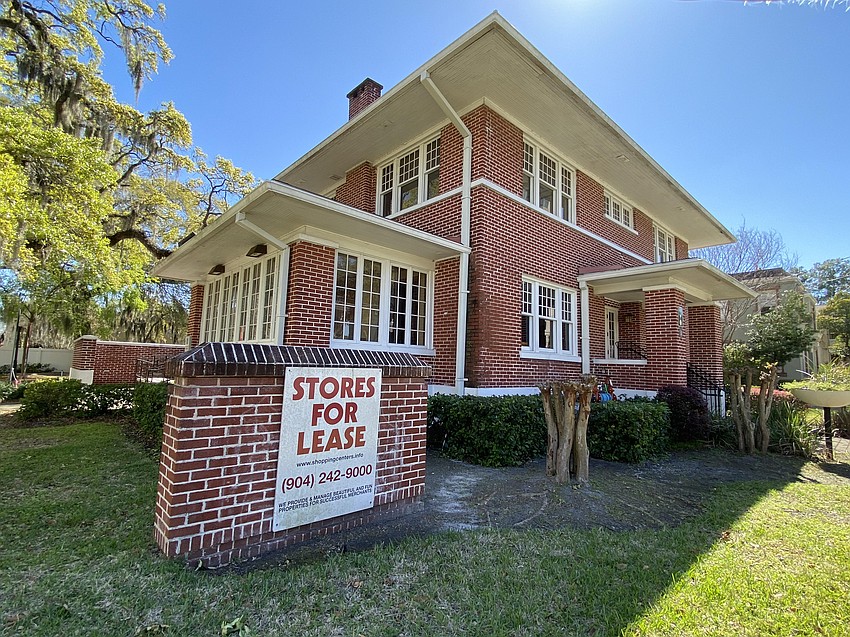 The two-story, 4,589-square-foot building at 1604 Margaret St. was constructed in 1927. It is between the Riverside Publix and the Five Points retail and restaurant strip on Park Street.
