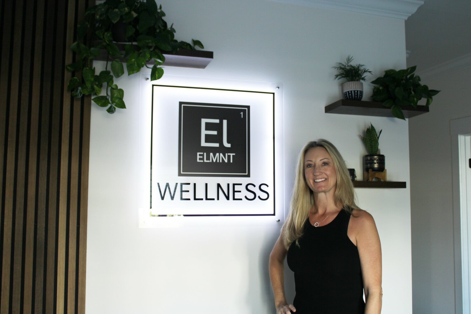 Lori Creel is the owner of ELMNT Wellness, located at 1638 Corsair Lane.