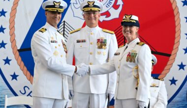 Coast Guard Sector St. Petersburg holds change of command ceremony at Port Tampa Bay > United States Coast Guard News > Press Releases