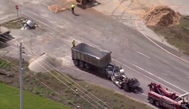 Driver airlifted after tractor-trailer crash in NW Miami-Dade; NB Okeechobee Road back open near 170th St. - WSVN 7News | Miami News, Weather, Sports