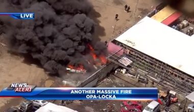 MDFR: Multi-vehicle fire at Opa-locka junkyard under control; no injuries reported - WSVN 7News | Miami News, Weather, Sports