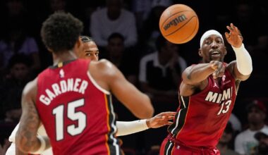 Bam! Heat's Adebayo puts up 83 points, second-best ever for NBA