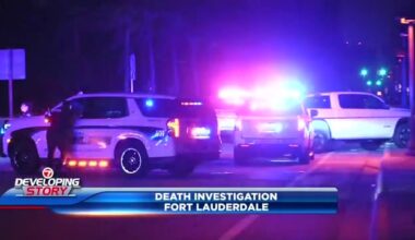 Skateboarder fatally struck by hit-and-run driver in Fort Lauderdale; police shut down Sunrise Blvd. at A1A - WSVN 7News | Miami News, Weather, Sports