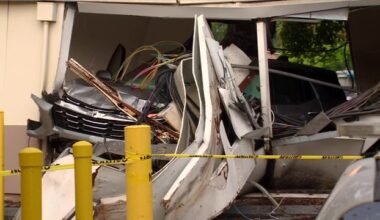 SUV slams into Shell station car wash in Miami; driver, 60, hospitalized after suffering medical emergency - WSVN 7News | Miami News, Weather, Sports