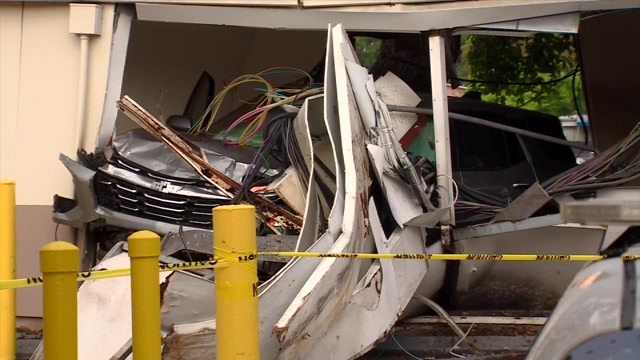 SUV slams into Shell station car wash in Miami; driver, 60, hospitalized after suffering medical emergency - WSVN 7News | Miami News, Weather, Sports
