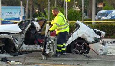 3 hospitalized after overnight crash involving FLFR truck that closed Broward Blvd. for hours - WSVN 7News | Miami News, Weather, Sports