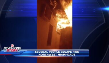 Mobile home fire in West Little River damages 3 units; good Samaritan suffers minor burns - WSVN 7News | Miami News, Weather, Sports