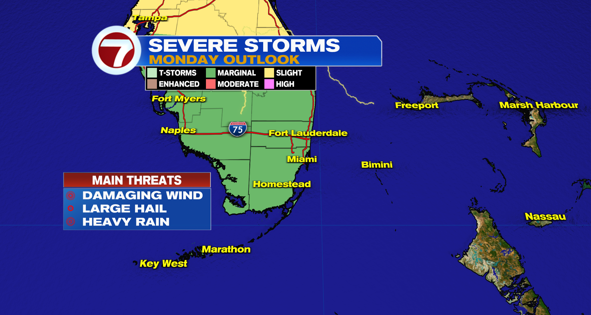 Storms In Store Tonight - WSVN 7News | Miami News, Weather, Sports