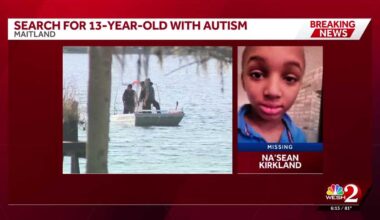 Search underway for missing 13-year-old boy with autism at Lake Sybelia in Maitland